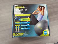 Front of Ignite SPRI stable ball retail box