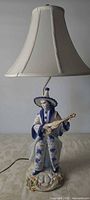 Full lamp, shade to base