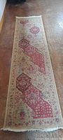 Full view of runner rug on floor