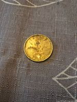 Reverse side showing loon and 2018 date
