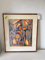 Full view of framed Simon Shegelman lithograph