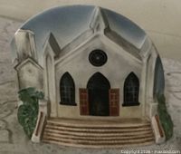 Front view of Goebel St. Peter’s Church figurine