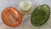 Group shot of all four glass pieces