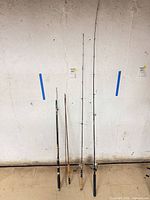 Four rods standing for full length view