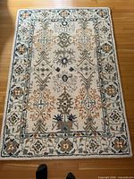 Full view of rug showing overall size and pattern