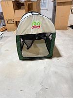 Front view of Go Pet Club soft-sided pet crate