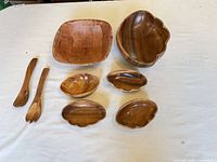 Full set laid out on table