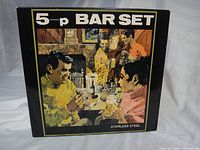 Front of original box showing 5-p Bar Set graphic