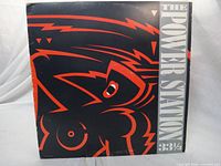 Front cover of The Power Station LP showing album artwork and title