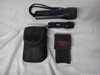 Pelican flashlight, mini LED flashlight, two nylon sheaths