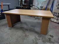 Three-quarter view of full coffee table