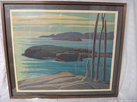 Framed Lawren Harris print full view