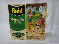 Front view of Raid Mosquito Coils box