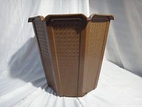 Full exterior view showing octagonal shape and weave pattern