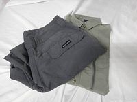 Folded Wind River pants with McKinley shirt