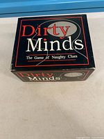 Dirty Minds game box top