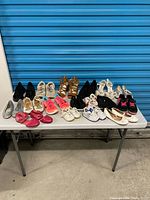 All pairs arranged on table for overview