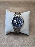 Full front view of the Tag Heuer Link chronograph on cushion