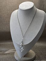 Full view of necklace on bust form