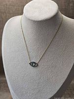 Full view of necklace on bust