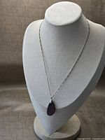 Full view of necklace on bust form