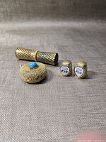 All four items arranged together showing overall design and scale