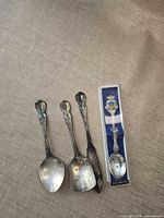 Group shot of all utensils showing size and condition