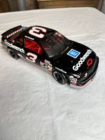 Front-left view of diecast Dale Earnhardt #3 Goodwrench car