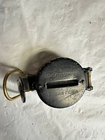 Top view showing embossed text and overall wear