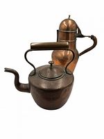 Both copper kettles front view