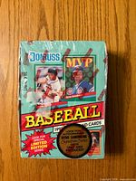 Front of sealed 1991 Donruss Baseball wax box showing graphics and 36 count marking