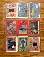 Fronts of all nine cards shown in 3×3 sheet