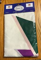 Front of sealed Canada 150 flag package showing folded flag and header card