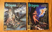 Front covers of Dragon Magazine issues 117 and 135