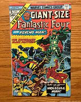 Front cover showing title, issue number, price and artwork