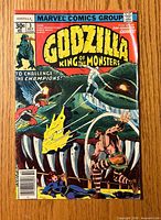 Front cover showing title, issue number, price and artwork