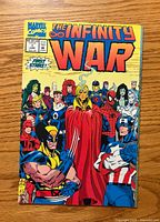 Front cover view showing title, issue number and characters