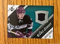 Front of Stanislav Chistov UD Game Jersey card showing player image and jersey swatch