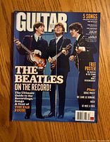 Front cover of Guitar World Beatles issue