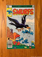 Front cover of The Smurfs #2 comic book showing title, artwork, price 60¢, Marvel Comics Group banner
