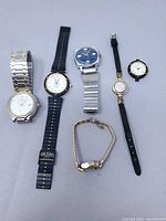 Group shot of six watches