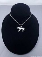 Necklace on bust showing overall appearance