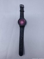 Full front view of watch and strap