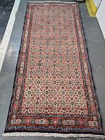 Full view of the Persian Mood wool rug showing overall design and dimensions