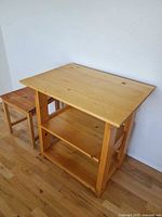 Utility table and side table front view