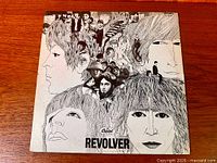 Front cover showing Revolver artwork and Capitol logo