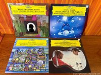 Group shot of all four Deutsche Grammophon LP jackets