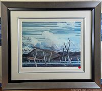 Full view of framed limited edition print