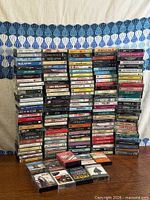Overall view showing full quantity and variety of cassette stacks