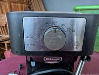 Front control panel of De'Longhi espresso machine